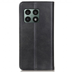 Flip Case Für OnePlus 10 Pro Flip Case Simone Zehentrenner Aus Gealtertem Kunstleder