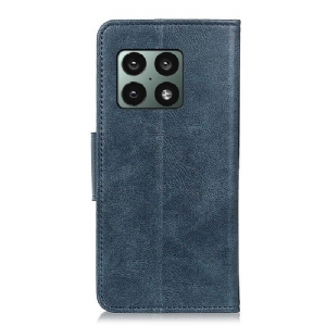 Lederhüllen Für OnePlus 10 Pro Flip Case Kunstleder Folio Standfunktion