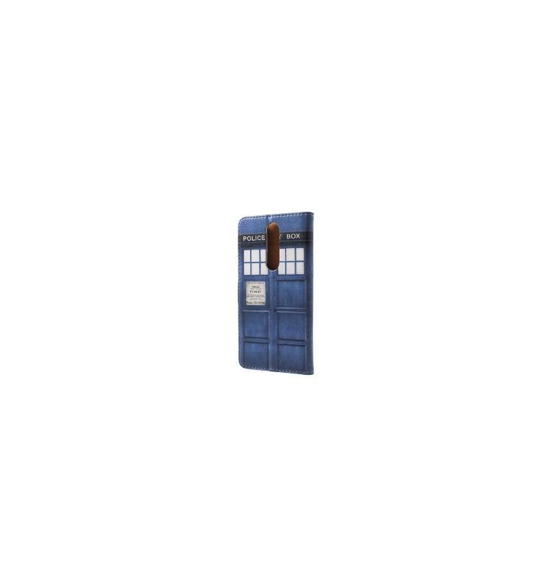 Lederhüllen Für Nokia 5.1 Doctor Who Police Box Kartenhalter