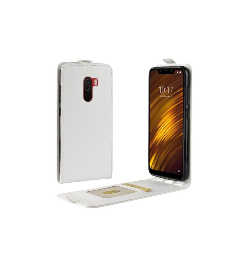 Case Für Pocophone F1 Flip Case Vertikales Kunstleder