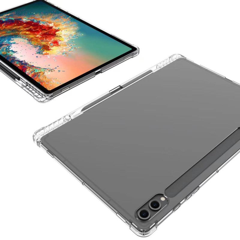 Hülle Samsung Galaxy Tab S9 Plus Handyhülle Transparent Mit Verstärkten Ecken Und Stifthalter