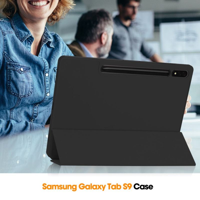 Samsung Galaxy Tab S9 Plus Ledereffekt