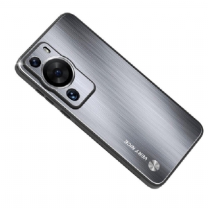 Hülle Für Huawei P60 Pro Gebürstetes Aluminium