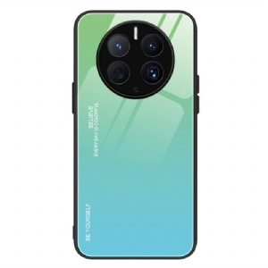 Hülle Für Huawei Mate 50 Pro Gehärtetes Glas. Sei Du Selbst