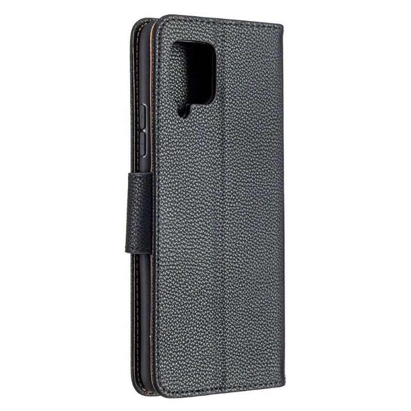 Case Für Samsung Galaxy A42 5G Flip Case Genarbter Ledereffekt