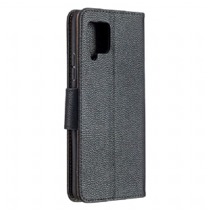 Case Für Samsung Galaxy A42 5G Flip Case Genarbter Ledereffekt