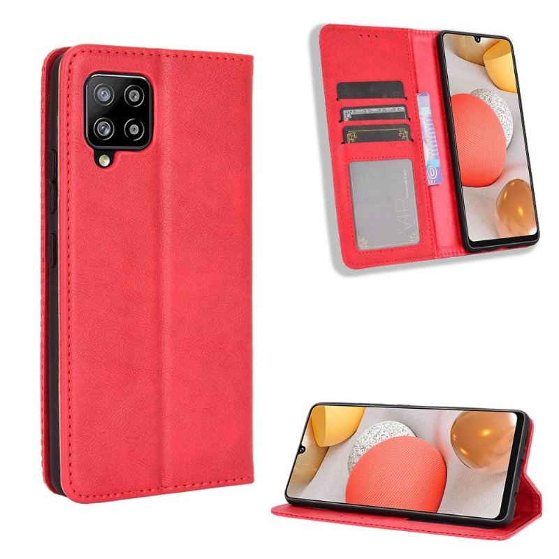 Flip Case Für Samsung Galaxy A42 5G Leder Im Cirénius-stil