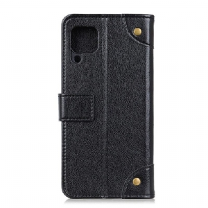 Flip Case Für Samsung Galaxy A42 5G Vintage-nappa