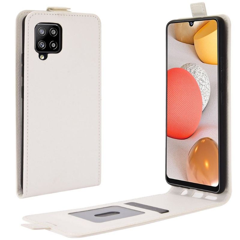 Lederhüllen Für Samsung Galaxy A42 5G Flip Case Vertikales Kunstleder