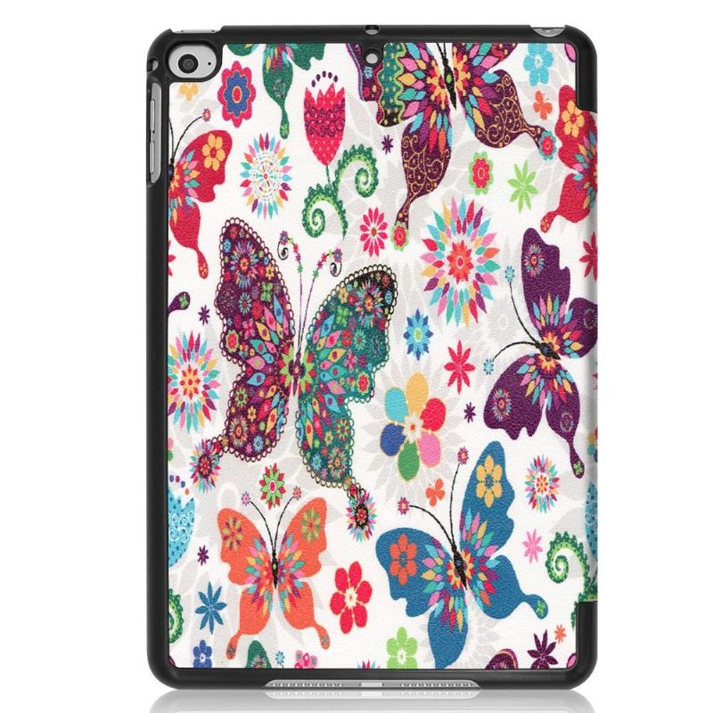 iPad Mini 2019 - Smart Case Mit Schmetterlingen Und Blumen