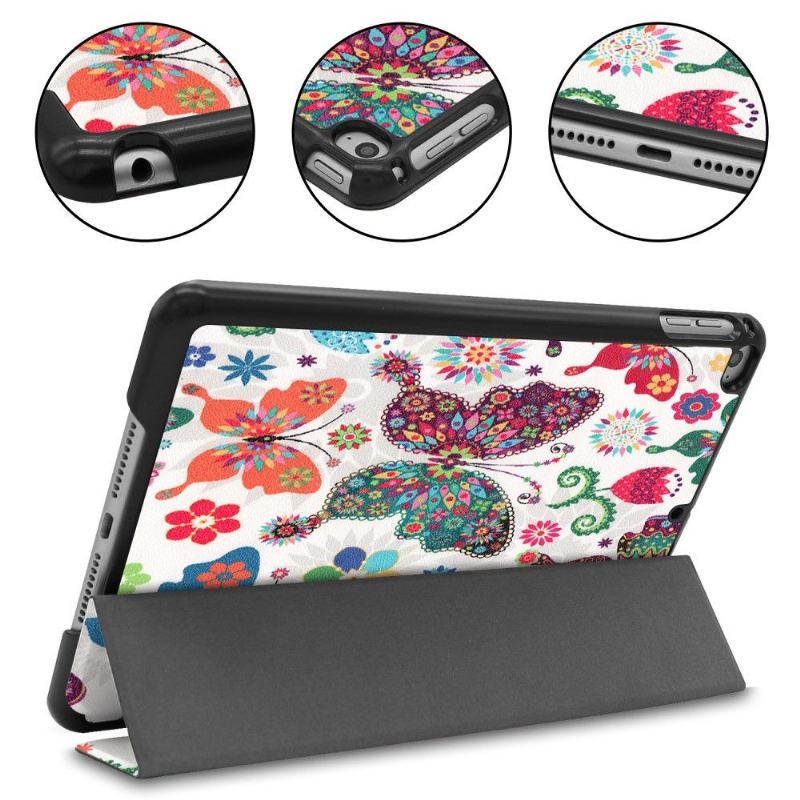 iPad Mini 2019 - Smart Case Mit Schmetterlingen Und Blumen