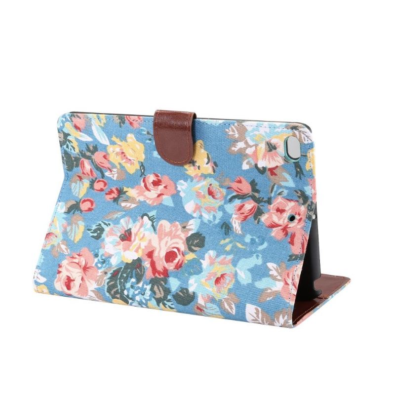 iPad Mini 2019 - Stoffhülle Floral Case - Blau