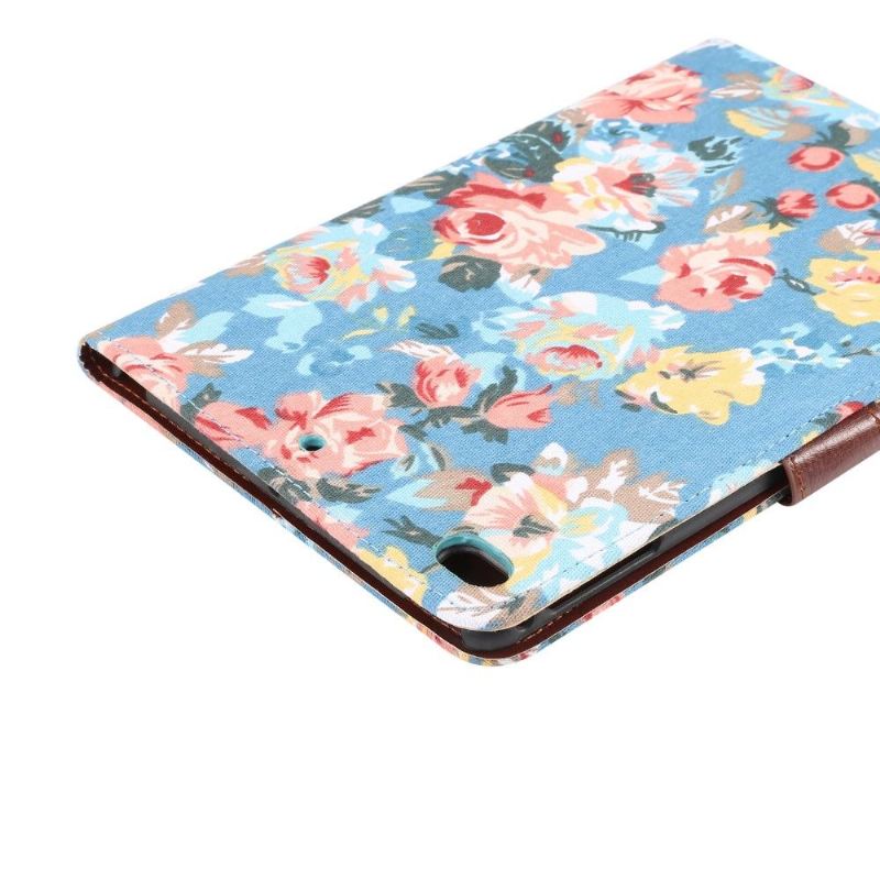 iPad Mini 2019 - Stoffhülle Floral Case - Blau