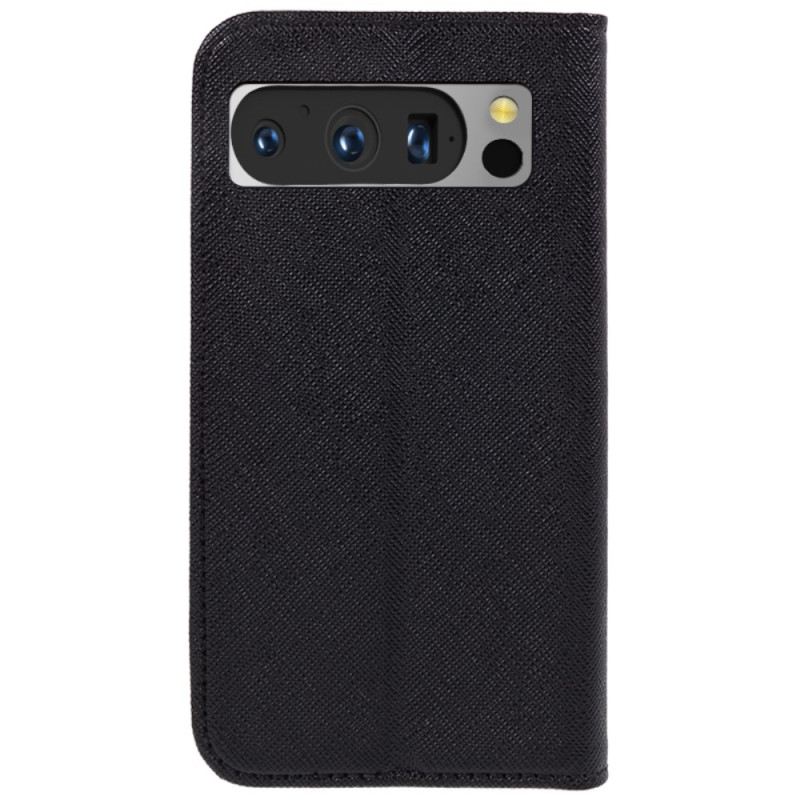 Flip Case Google Pixel 8 Pro Gewebter Stil