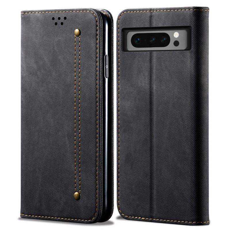 Flip Case Google Pixel 8 Pro Jeansstoff