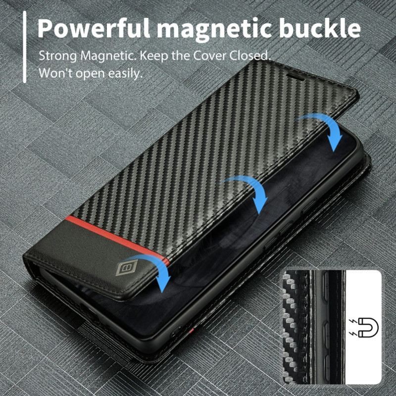 Flip Case Google Pixel 8 Pro Kohlefaser Lc.imeeke