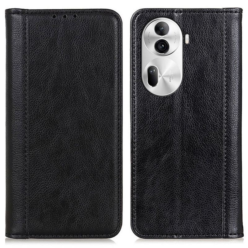 Flip Case Für Oppo Reno 11 Pro 5g Spaltleder