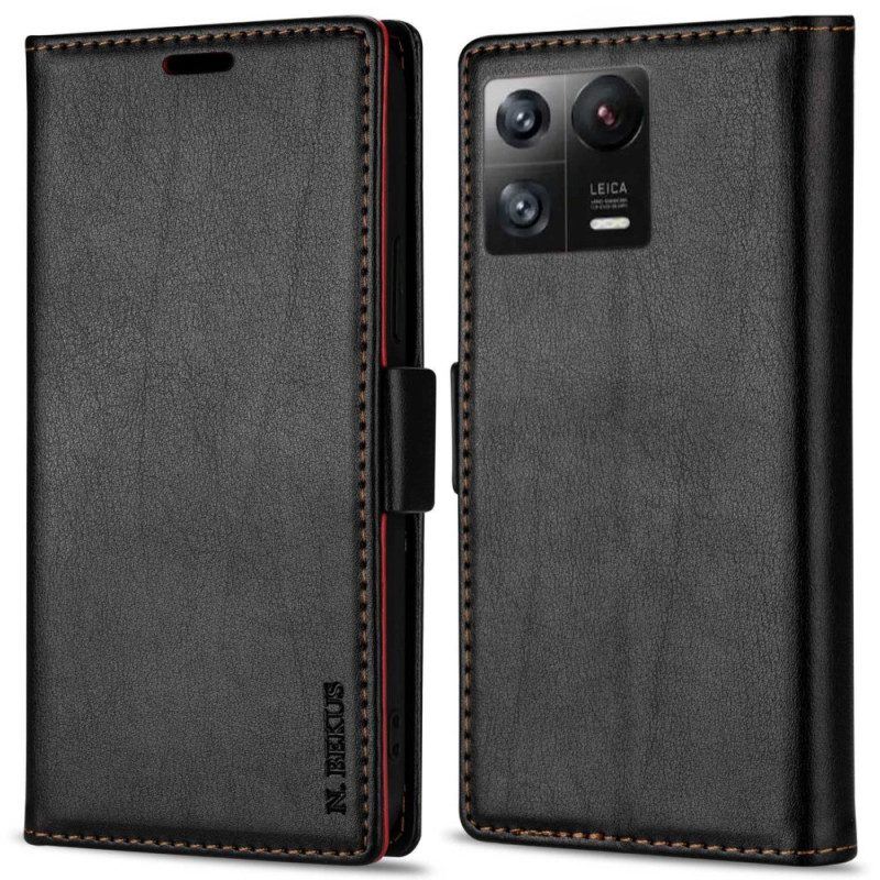 Flip Case Für Xiaomi 13 Pro Ln.bekus Ledereffekt