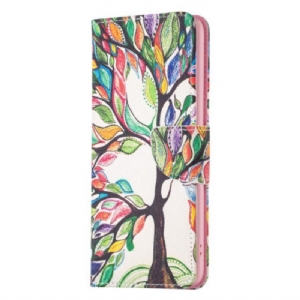 Lederhüllen Für Xiaomi 13 Pro Aquarellbaum