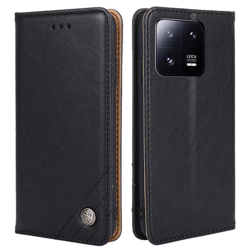 Schutzhülle Für Xiaomi 13 Pro Flip Case Dekorative Nieten