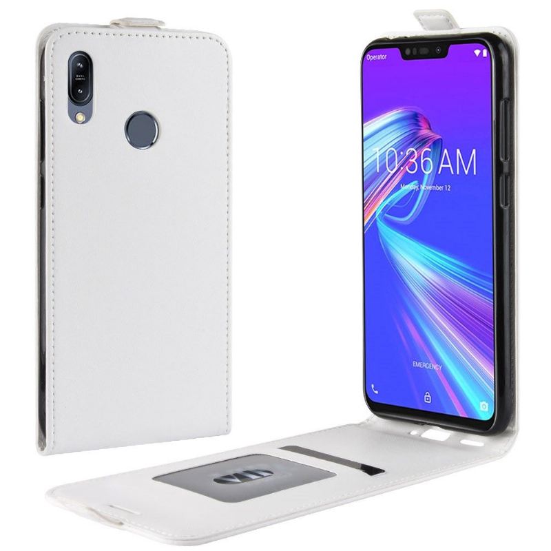 Case Für Asus Zenfone Max M2 Anti-Sturz Flip Case Vertikales Kunstleder