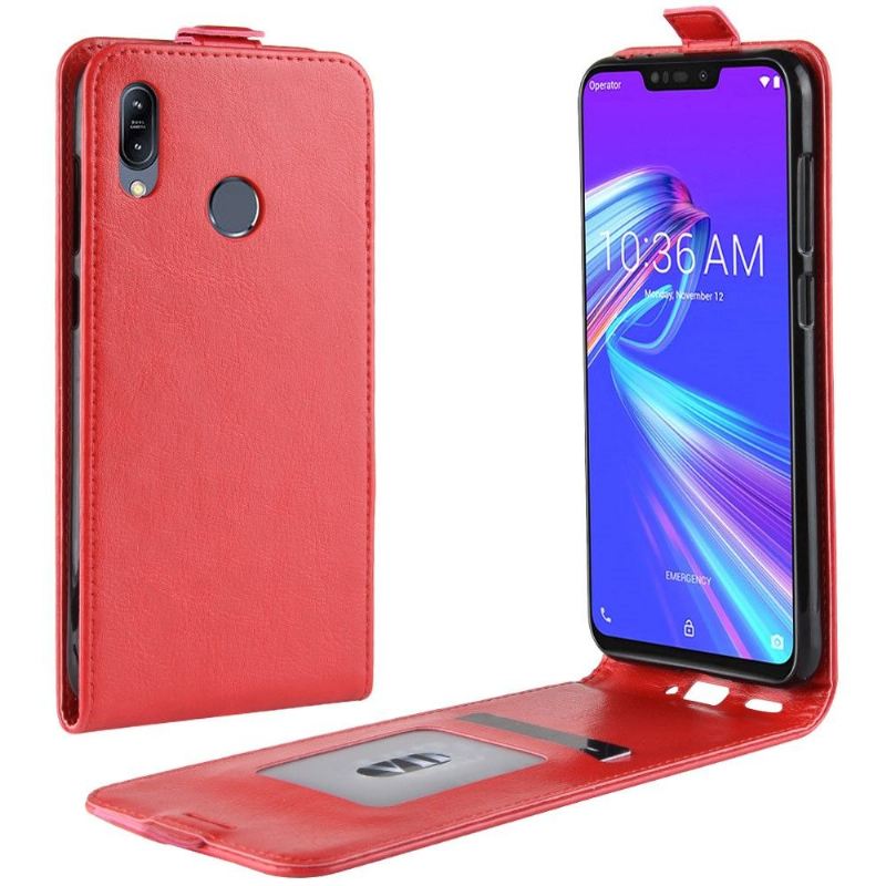 Case Für Asus Zenfone Max M2 Anti-Sturz Flip Case Vertikales Kunstleder