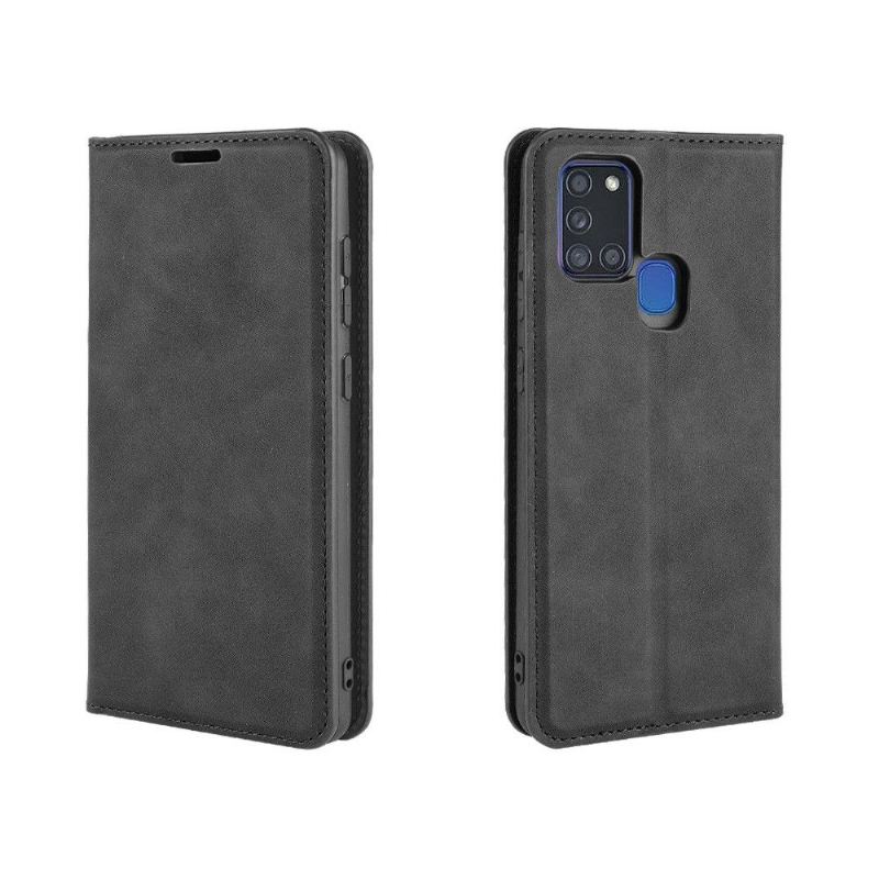 Flip Case Für Samsung Galaxy A21s Business-retro