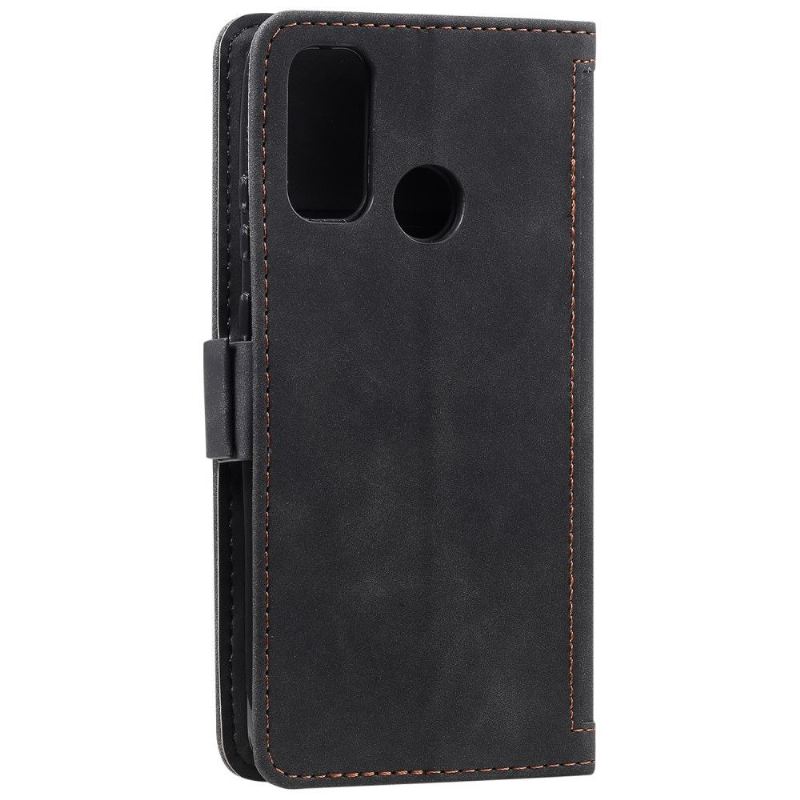 Flip Case Für Samsung Galaxy A21s Mit Kordel Vintage Kartenhalter