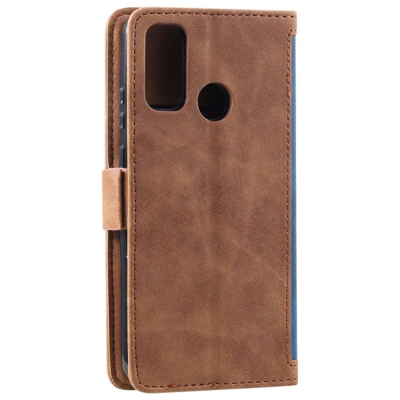 Flip Case Für Samsung Galaxy A21s Mit Kordel Vintage Kartenhalter