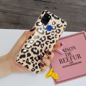 Handyhülle Für Samsung Galaxy A21s Flexibler Leopard