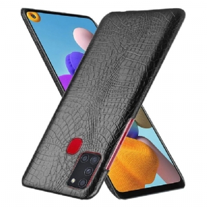 Handyhülle Für Samsung Galaxy A21s Schutzhülle Croc-skin-effekt