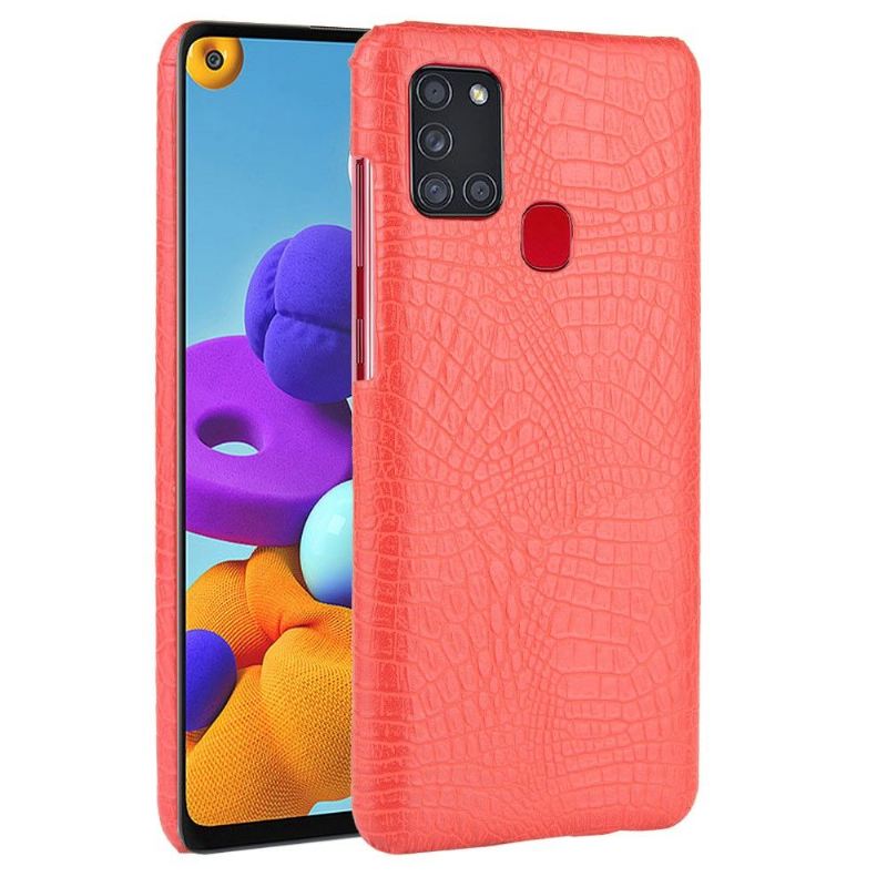 Handyhülle Für Samsung Galaxy A21s Schutzhülle Croc-skin-effekt