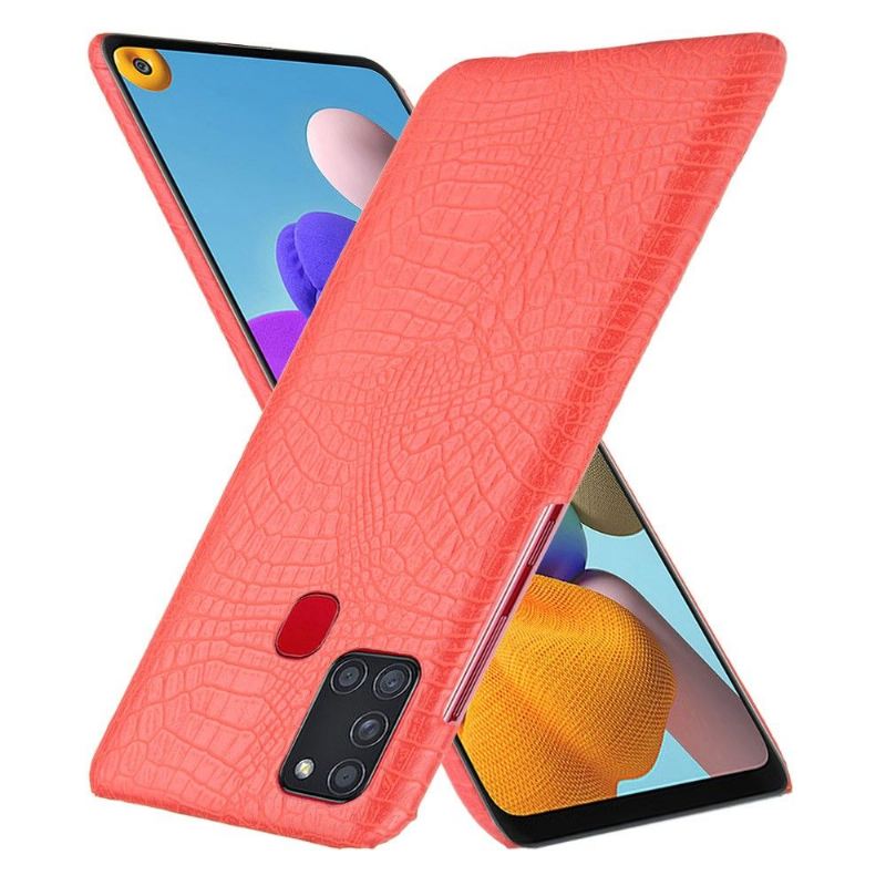 Handyhülle Für Samsung Galaxy A21s Schutzhülle Croc-skin-effekt