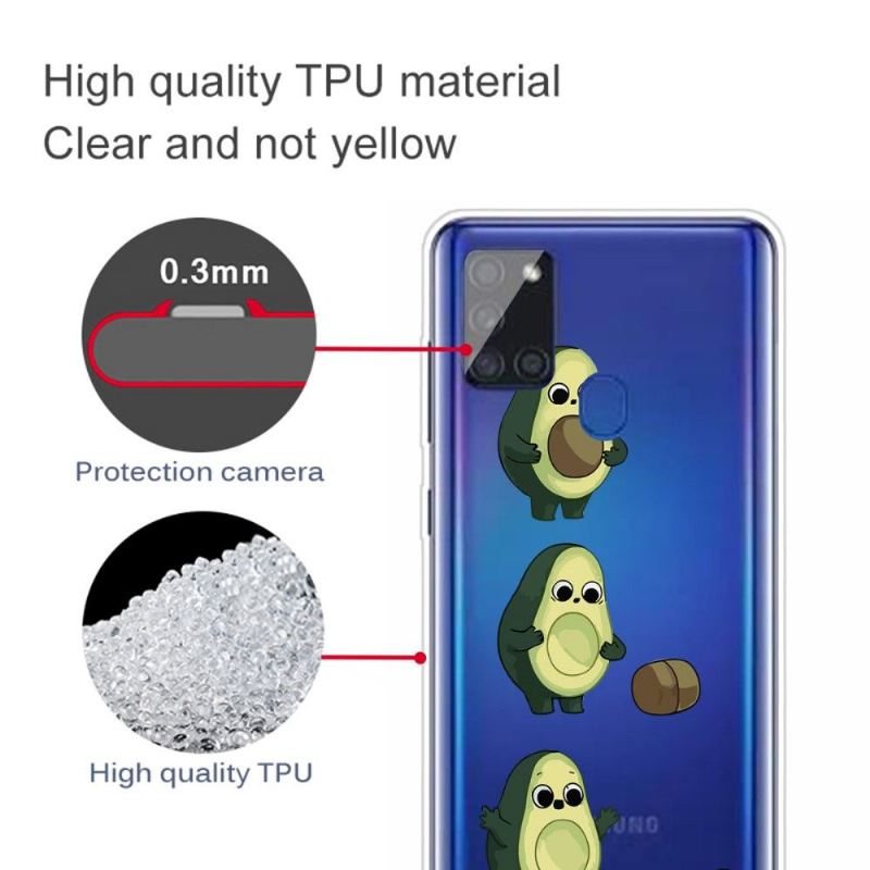 Hülle Für Samsung Galaxy A21s Anti-Sturz Illustration Rechtsanwalt