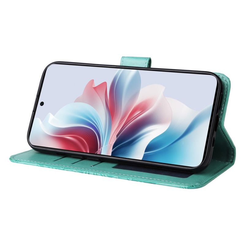 Lederhüllen Oppo Reno 11f 5g Handyhülle Sonnenblumensonne