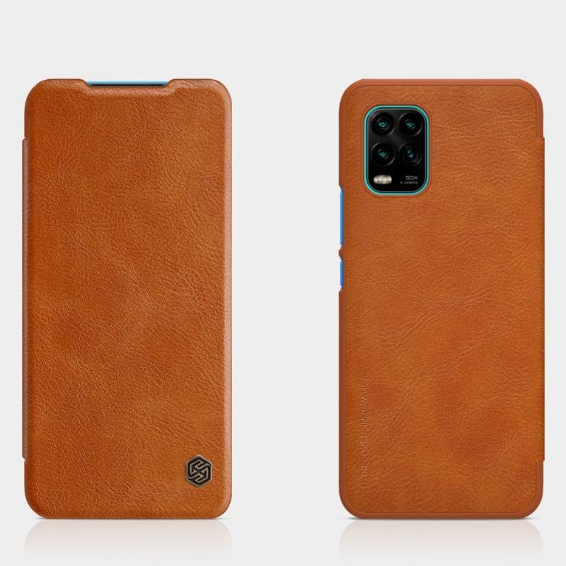 Flip Case Für Xiaomi Mi 10 Lite Nillkin Qin Kunstleder