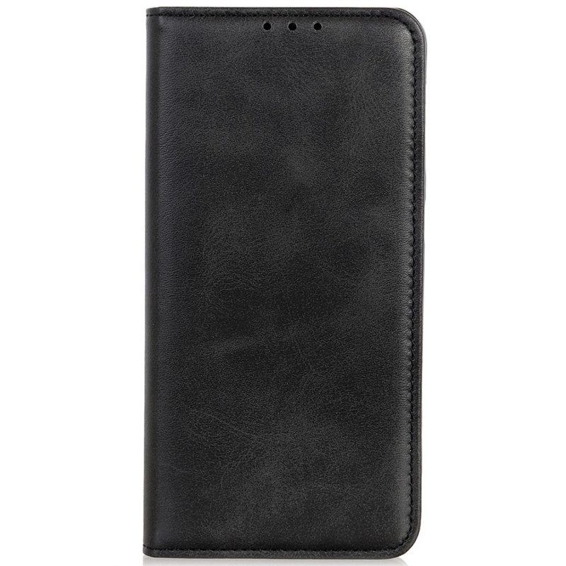 Schutzhülle Für iPhone 14 Plus Flip Case Mattes Spaltleder