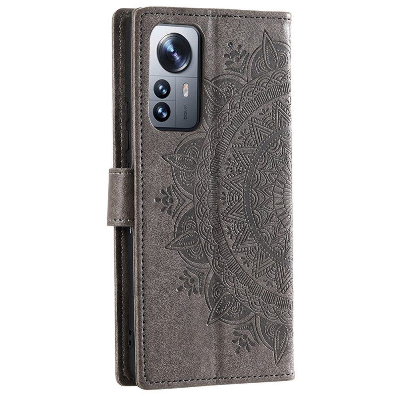 Flip Case Für Xiaomi 12 / 12X Sonnenmandala