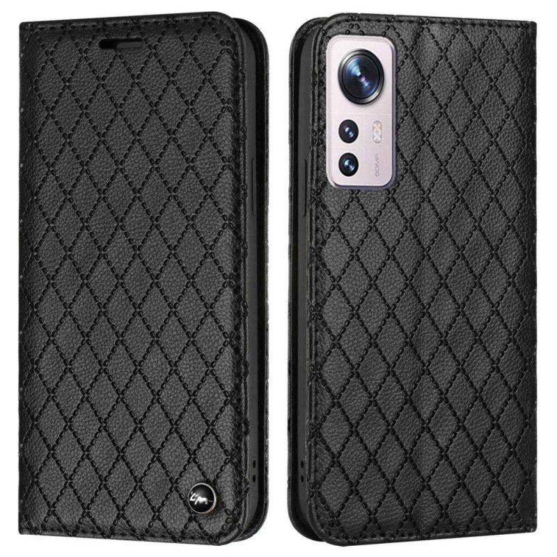 Schutzhülle Für Xiaomi 12 / 12X Flip Case Rfid-diamanten