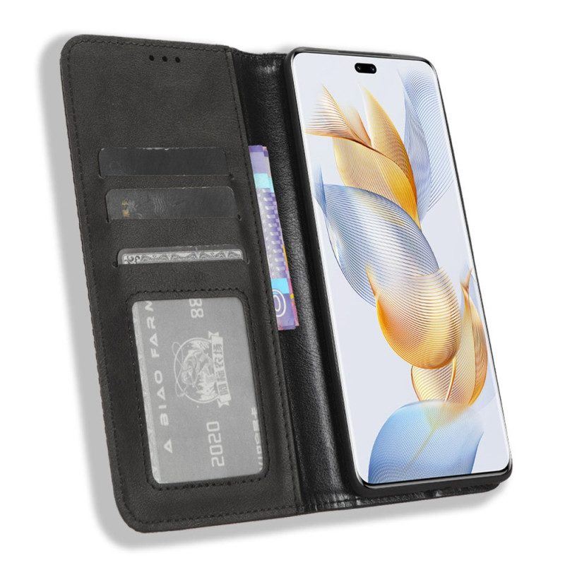 Schutzhülle Für Honor 90 Pro Flip Case Stilvoll