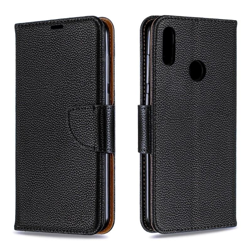 Case Für Huawei Y7 2019 Flip Case Folio In Genarbter Lederoptik