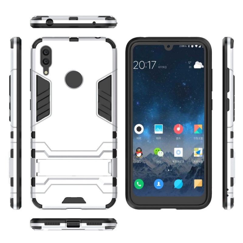 Handyhülle Für Huawei Y7 2019 Schutzhülle Cool Guard Stoßfest Mit Integriertem Ständer