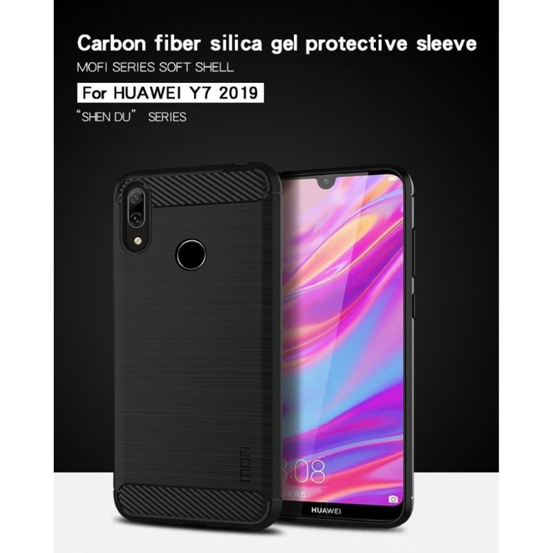 Hülle Für Huawei Y7 2019 Mofi-gebürstetes Gel