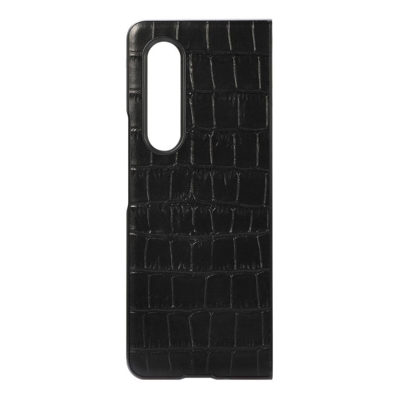 Handyhülle Für Samsung Galaxy Z Fold 3 5G Croc Skin-effekt