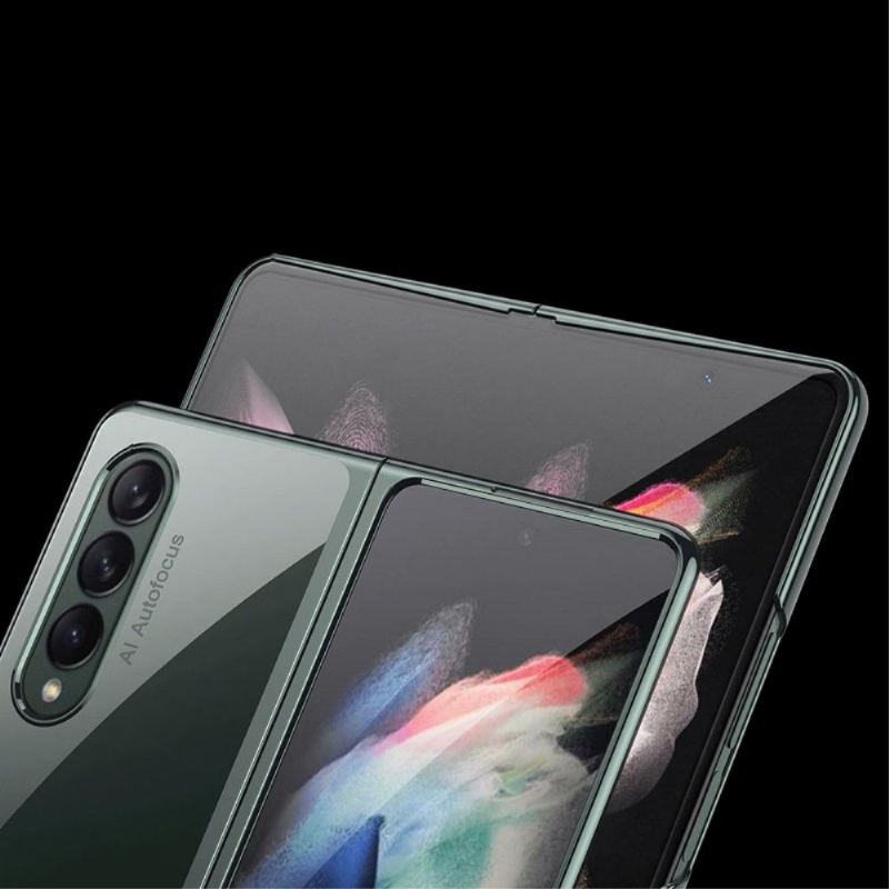 Handyhülle Für Samsung Galaxy Z Fold 3 5G Klare Farbige Kanten