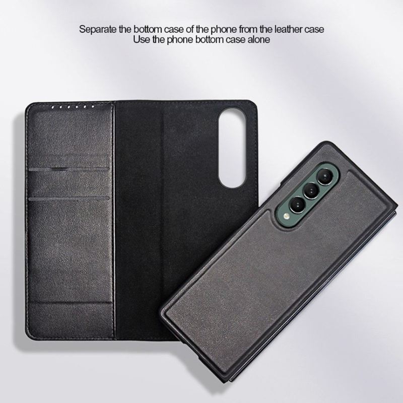 Hülle Flip Case Für Samsung Galaxy Z Fold 3 5G Leder