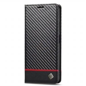 Flip Case Für Xiaomi Redmi Note 13 4g Kohlefaser Lc.imeeke