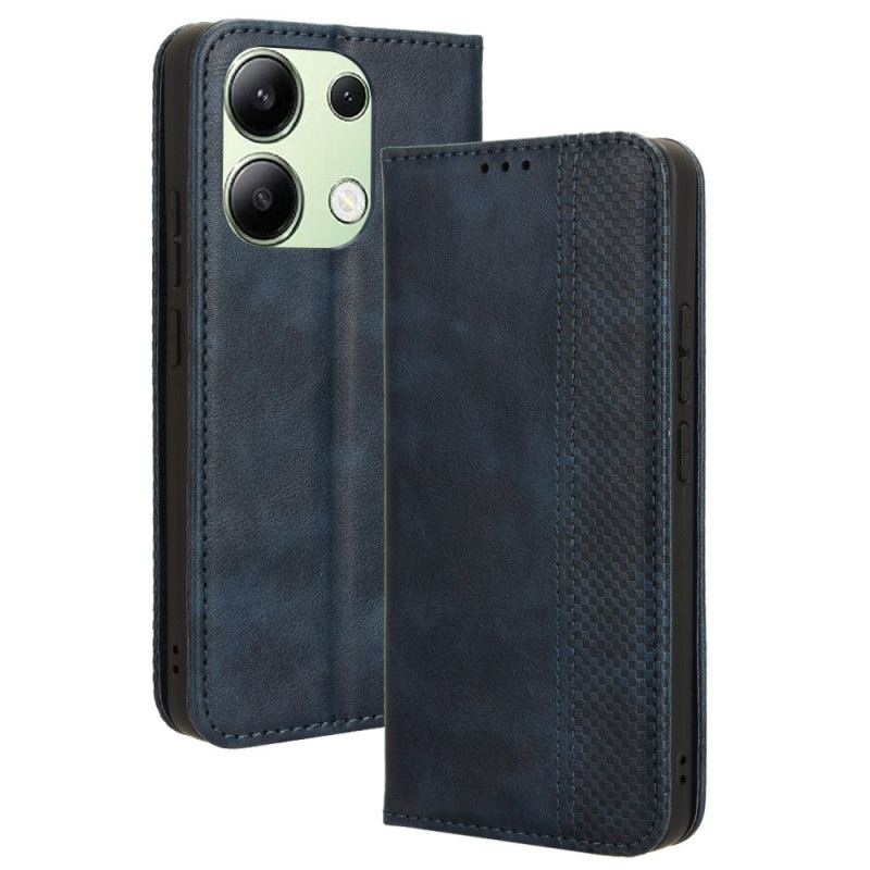 Flip Case Für Xiaomi Redmi Note 13 4g Vintage-kunstleder