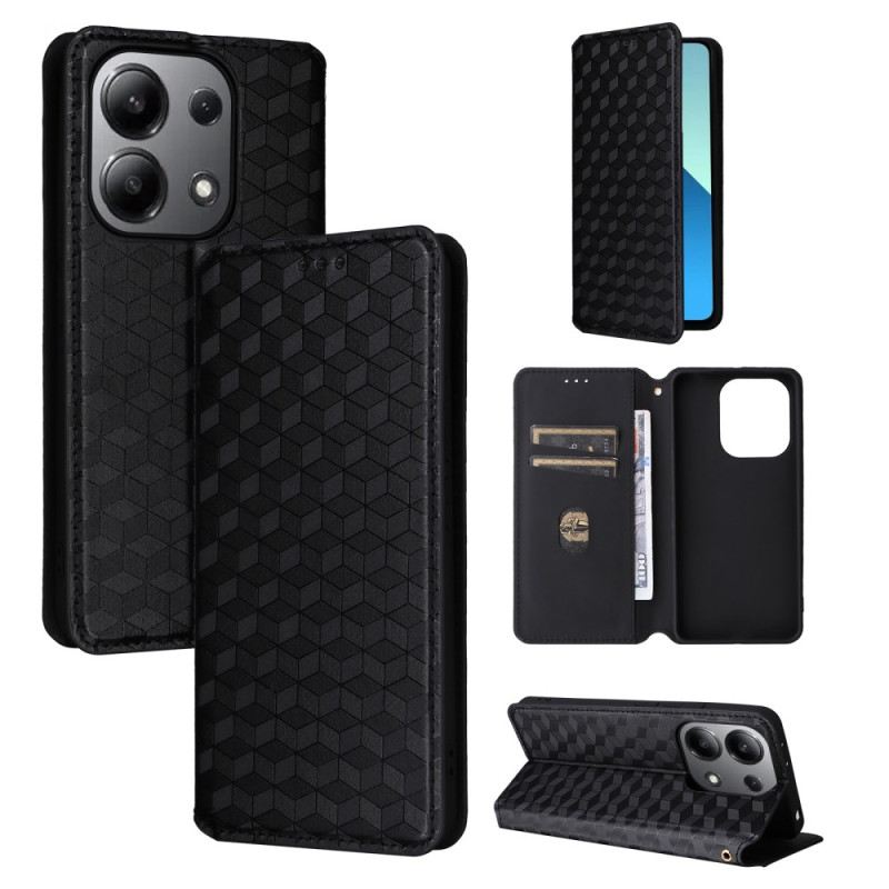 Flip Case Xiaomi Redmi Note 13 4g 3d-diamanten