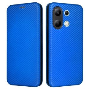 Flip Case Xiaomi Redmi Note 13 4g Kohlefaser